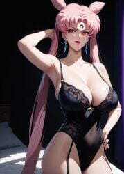 1girls 2d ai_generated ass big_ass big_breasts bishoujo_senshi_sailor_moon black_lady black_moon breasts bun curvaceous curvaceous_female curvaceous_figure curvy curvy_figure double_bun female high_quality hourglass_figure huge_breasts inviting_to_sex large_breasts light-skin light-skinned_female lingerie lingerie_only lips mature mature_female milf milf-master mommy pale-skin pale-skinned_female pink_hair posing red_eyes sagging_breasts seductive seductive_look sexy_clothing sexy_pose stable_diffusion tagmeo thick_ass thick_butt thick_thighs thighs twintails wide_hips