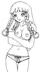 breasts empty_(artist) kuroi_miyuki mega_man mega_man_battle_network nipples panties tagme