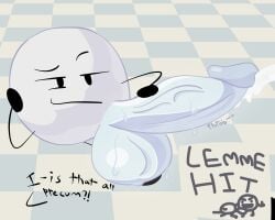 balls battle_for_bfdi battle_for_dream_island bfb bfdi big_balls big_penis black_text cum cumming ejaculation genitals hyper_penis jacknjellify object_show object_show_community object_shows offscreen_character on_floor osc penis precum snowball_(bfdi) sweat sweatdrop sweating sweaty sweaty_balls sweaty_penis testicles text the_power_of_two tpot vein veins veins_on_dick white_body white_penis white_skin why