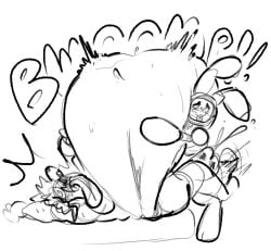 anthro anthro_only blush bunny_ears cum cum_inside cumflated cumflated_belly cumflation furry furry_only fursona grabbing_stomach punkitt punkitt_(fursona) rabbit sex tongue tongue_out trans_woman trans_woman_(lore) werewolf werewolf_girl wolf wolf_ears wolf_girl wolf_tail wolfgirl9million