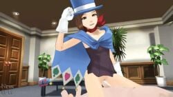 animated animated bottomless cowgirl_position gyakuten_saiban magician magician_hat neinsfw sfm source_filmmaker straight_sex tagme trucy_wright