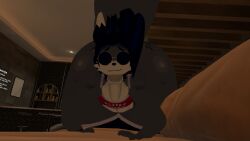 big_ass big_butt big_thighs doggy_style doggy_style fat_ass fat_butt huge_ass huge_butt huge_thighs vrchat vrchat_avatar vrchat_model wolf wolf_boy wolf_ears wolf_humanoid wolf_tail