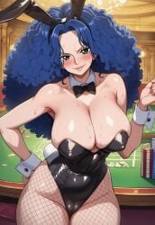 1girls ai_generated big_breasts bunny_ears bunny_girl bunnysuit casino miss_doublefinger one_piece party playboy_bunny playboy_bunny_leotard public servant serving_tray skimpy skimpy_clothes solo solo_focus zala_(one_piece)