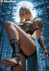1girls ai_generated aliusnext big_ass big_breasts blonde_female blonde_hair breasts breasts dark-skinned_female dark_skin dynasty_warriors feet_focus feet_up female foot_fetish foot_focus huge_ass huge_breasts legs_up lingerie massive_ass massive_breasts mature mature_female patreon red_eyes soles sweat sweatdrop sweating sweaty sweaty_body sweaty_breasts thick thick_ass thick_hips thick_legs thick_lips thick_thighs toes zhu_rong