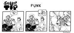 2boys ahe_gao ahe_gao anthro artist_name bathroom dominant domination domination_loss english english_text gay gay_anal gay_domination gay_male gay_sex lion lion_ears male male/male male_only male_penetrating meme muscles muscular muscular_male punk small_dom_big_sub small_on_top smaller_dom smaller_dom_larger_sub smaller_dominant spedumon submissive submissive_male tattoo text yaoi