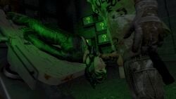 1boy1girl 3d after_fellatio after_oral after_orgasm batman:_arkham_knight batman_(series) catwoman catwoman_(arkham_knight) cum cum_drip cum_in_mouth cum_inside dc dc_comics dubious_consent edward_nygma female male restrained riddler selina_kyle skyliner79 video_game_franchise
