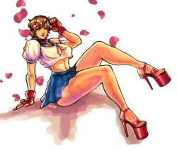 sakura kasugano from capcom by solidusgrilo