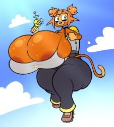 anthro big_breasts bloons_tower_defense breasts breasts_bigger_than_head female female_only goobabooba monkey monkey_girl rosalia_(bloons_tower_defense) tagme thick_thighs
