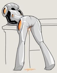 alien anusless aroused ben_10 bent_over bodily_fluids cartoon_network evolved_sonorosian featureless_feet feet female genital_fluids genitals invalid_tag long_legs md34 presenting presenting_pussy pussy solo tiptoes vaginal_fluids white_body white_skin