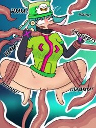 1girls ahe_gao ahe_gao big_breasts blush bondage brawl_stars clothed clothed_sex clothing cuttlefish_jacky_(brawl_stars) double_penetration female gagged gagged_speech gagging jacky_(brawl_stars) kingdagon muffled simple_background spitroast tentacle tentacle_bondage tentacle_in_mouth tentacle_in_pussy tentacle_penetration tentacle_rape tentacle_sex