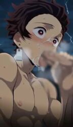 animated animated blowjob demon_slayer gay kamado_tanjirou kimetsu_no_yaiba red_eyes red_hair sucking sucking_penis tagme tanjiro_kamado video yaoi