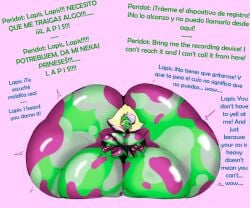 absorption_vore after_vore amethyst_(steven_universe) ass ass_bigger_than_body ass_bigger_than_head ass_expansion assimilation big_ass big_butt breast_expansion breasts cartoon_network english_text fat_ass female female_pred female_prey fusion garnet_(steven_universe) gigantic_ass huge_ass huge_breasts huge_butt hyper_ass massive_ass nude pearl_(steven_universe) peridot_(steven_universe) pussy shortstack spanish_text steven_universe text thick_thighs voraciouscake vore weight_gain