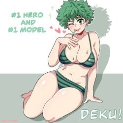 deku from boku no hero academia by alexndraws