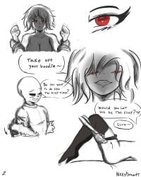 comic frisk frisk_(undertale) sans sans_(undertale) undertale undertale_fanfiction