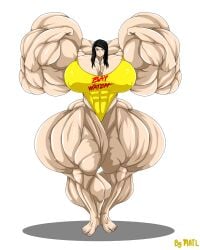 abs biceps breasts female hyper_muscles matl muscles muscular muscular_arms muscular_female muscular_legs muscular_thighs pecs