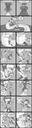 age_difference anthro anthro_on_anthro arms_around_partner arms_wrapped_around_partner big_lips black_and_white comic dialogue fangs furry jamearts jimmy’s_sloppy_life kiss_mark kissing lifting_person lipstick lipstick_mark madame_lilith_(jamearts) mouse mouse_boy older_female overshadow panels saliva scalie size_difference snake snake_girl snake_tail snake_tongue tongue tongue_out