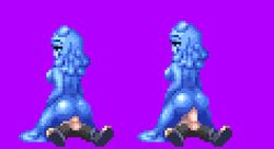 1boy animated ass blue cum cum_inside ejaculate female female_on_top forced game game_cg goo_girl hdoomguy luka_(mon-musu_quest!) male mgq3d monster monster_girl penis pixel pixel_art rape reverse_rape riding sex slime_girl straight