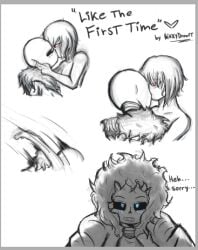 comic frisk frisk_(undertale) sans sans_(undertale) sex undertale undertale_au