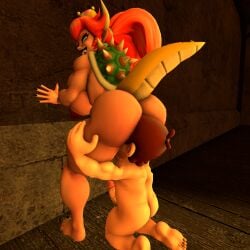 1boy 1boy1girl 1girls 3d barefoot bottomless bowsette breasts brown_hair cunnilingus erection female human indoors kneeling licking licking_pussy long_hair male male/female mario mario_(series) naked nintendo nipples nude open_mouth oral oral_sex penis red_bowsette red_eyes red_hair sfm short_hair smile source_filmmaker standing straight supaphreak super_mario_bros. tail topless