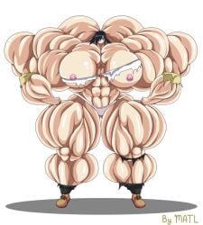 abs biceps breasts female hyper_muscles kuroki_tomoko matl muscles muscular muscular_arms muscular_female muscular_legs muscular_thighs pecs watashi_ga_motenai_no_wa_dou_kangaetemo_omaera_ga_warui!