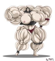 abs biceps breasts female hyper_muscles matl muscles muscular muscular_arms muscular_female muscular_legs muscular_thighs pecs