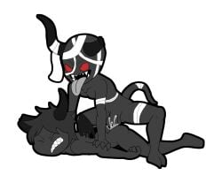 2017 2boys 2d 2d_(artwork) anal anal_juice anal_sex ass azazel_(the_binding_of_isaac) bald balls bandage bandages black_body black_hair broken_horn claws closed_eyes defeated demon demon_boy demon_horns demon_wings domination face_down_ass_up fangs gay gritted_teeth horn horns juice male male_on_bottom male_on_top male_only maledom malesub naked naked_male nude nude_male on_bottom on_top open_eyes open_mouth penis pinned pinned_down red_eyes sharp_teeth short_hair simple_background squatting squatting_position submissive tail the_adversary_(the_binding_of_isaac) the_binding_of_isaac thrusting thrusting_into_ass tongue tongue_out white_background wings wraps yaoi