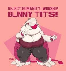 animated animation big_breasts breasts bunny_girl cleavage female huge_breasts joaoppereiraus loop meme music smug_dance sound tagme thick_thighs video wide_hips