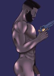 call_of_duty dark-skinned_male dark_skin gun hyzali male_focus male_only soldier solo solo_male troy_marshall