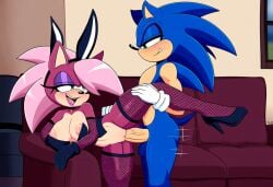 ai_generated ass blue_body breasts incest incest_(lore) magenta_fur male/female pink_hair sex sonia_the_hedgehog sonic_(series) sonic_the_hedgehog sonic_the_hedgehog_(series) sonic_underground straight veiny_penis