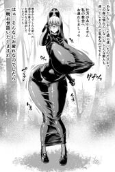 1female 1girl 1girls ahemaru bending_forward bending_over big_ass big_butt big_nipples breasts_bigger_than_head breasts_bigger_than_torso clothed clothes clothing curvaceous curvaceous_body curvaceous_female curvaceous_figure curvaceous_hips curves curvy curvy_female curvy_figure dialogue enormous_breasts female female_focus female_only fully_clothed gigantic_breasts glasses greyscale hips huge_ass huge_breasts huge_butt huge_nipples huge_thighs huge_tits impossible_clothes impossible_fit japanese_dialogue japanese_text jujutsu_kaisen large_breasts large_tits leaning leaning_forward long_breasts looking_at_viewer nipple nipple_bulge nipple_outline nipples nipples_visible_through_clothing nun nun's_habit nun_hat nun_outfit onomatopoeia skinny_waist solo solo_female solo_focus standing standing_position staring staring_at_viewer stretched_clothing text thick_thighs thighs_bigger_than_head thighs_bigger_than_torso thin_waist tight tight_clothes tight_clothing tight_dress tight_fit tights translated translation_check wide_hips zenin_maki