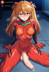 1futa ai_generated angry asuka_langley_sohryu balls big_penis blue_eyes blush brown_hair clothed cock dickgirl flaccid foreskin futa_only futanari huge_cock light-skinned_futanari light_skin long_hair looking_at_viewer neon_genesis_evangelion outdoors penis precum roxygtf sitting solo sweat sweating sweaty_body tsundere