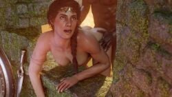 1boy 1girls 3d assassin's_creed_(series) assassin's_creed_odyssey completely_nude_female completely_nude_male kassandra nude_female nude_male tagme timpossible video