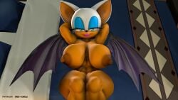 1girls 3d 3d_(artwork) anthro areolae ass barefoot breasts busty child_bearing_hips completely_nude completely_nude_female curvaceous curvy erect_nipples female_focus female_only grey-yordle huge_ass huge_breasts licking looking_at_viewer nipples nude nude_female rouge_the_bat seductive seductive_smile smile smiling_at_viewer solo solo_female sonic_(series) thick thick_ass thick_thighs vagina voluptuous wide_hips