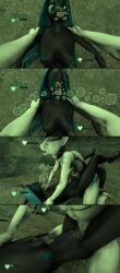 3d big_breasts cum english_text my_little_pony oc queen_chrysalis_(mlp) sex text underwater