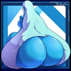 1girls ass big_ass blue_diamond_(steven_universe) blue_skin bottom_heavy bubble_butt dat_ass davidsanchan diamond_authority fat_ass female female_only huge_ass large_ass looking_at_viewer looking_back massive_ass nude nude_female png sitting solo steven_universe thick_ass thick_thighs thunder_thighs wide_hips