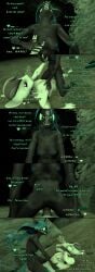 3d big_breasts english_text hand_on_breast my_little_pony oc queen_chrysalis_(mlp) sex text underwater