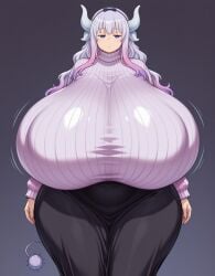 kanna kamui from kobayashi-san chi no maidragon by hornymoron