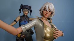 3d aphrodite_(fortnite) clothed_female crystal_(fortnite) tagme