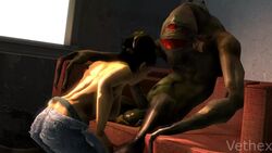 3d alien alyx_vance animated blowjob fellatio female half-life half-life_2 interspecies male male/female no_sound tagme vethex video vortigaunt