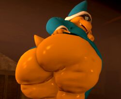 3d ass cellulite chubby fat huge_ass kamek magikoopa mario_(series) mrrainbow nintendo overweight source_filmmaker tagme