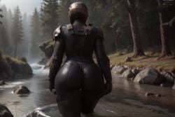 ai_generated animated ass_focus back_view bodysuit bubble_butt civitai female female_spartan_(halo) forest halo_(game) halo_(series) helmet hourglass_figure in_water large_ass round_ass round_butt spartan_(halo) tagme thigh_gap video video_game_character video_game_franchise walking