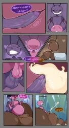 1futa 2boys anal anal_sex ant ants arthropod balls bari_(dozighost) bottom_heavy breasts choco_(dozighost) clove_(dozighost) comic cum cum_while_penetrated cumflation dozighost ejaculation erection femboy femboy_on_femboy futa_is_bigger futa_on_male futanari huge_cock humanoid humanoid_penis hung_bottom hung_femboy hung_trap internal love_train male nude orgasm penis sex slapping_balls smooth_balls smooth_penis tagme threesome