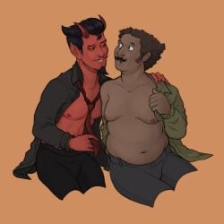 alva_gunderson disenchantment gay satan satan_(disenchantment) yaoi