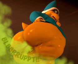 3d ass cellulite chubby english_text fart fat huge_ass kamek magikoopa mario_(series) mrrainbow nintendo overweight source_filmmaker tagme text