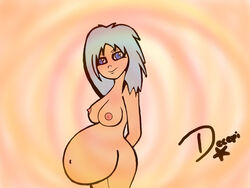 belly belly_expansion breasts decepi implied_digestion implied_vore naked nude pregnant ready_to_pop