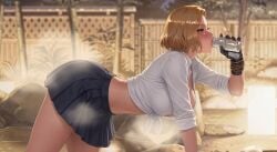 ai_generated nina_williams onsen schoolgirl tekken tekken_8