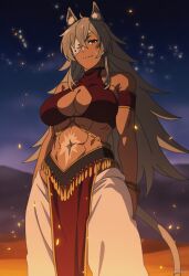 1girl 1girls ai_generated anime breasts curvy curvy_female curvy_figure eyes female fit ghislaine_dedoldia hair mushoku_tensei nsfw stickyai tits voluptuous