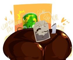 ambiguous_penetration fat_ass giant_ass hyper hyper_ass object_shows pleasure_face request sex size_difference someone_else's_oc sprite_(soda) tea_bag thick_thighs v3
