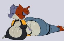 1girls anthro artist_request cate_meowdy_(fortnite) female fortnite fortnite:_battle_royale furry huge_ass looking_at_viewer tagme