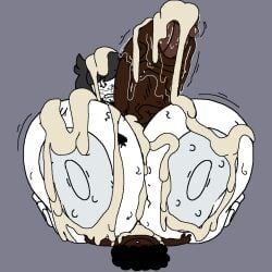 1boy 1girls age_difference boobjob breasts breasts_bigger_than_head cum cum_on_breasts cum_on_face cum_on_hair dark-skinned_male dark_skin female gigantic_breasts gigantic_penis huge_breasts hyper_penis jaiden_animations jaidens_mom larger_female male massive_breasts massive_penis milf paizuri penis penis_bigger_than_body prismal_dynamo shorter_male size_difference smaller_male titjob varix voluptuous voluptuous_female